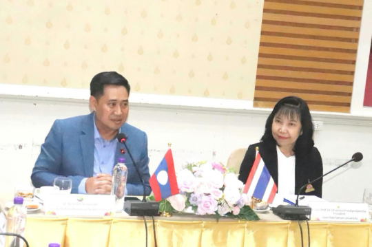 Champasak, Ubon Ratchathani University Explore Cooperation in Agriculture, Education and Technology